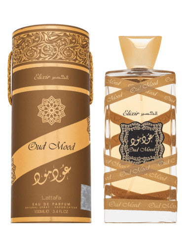 Oud Mood Elixir de Lattafa 3.4fl Oz, 100ml
