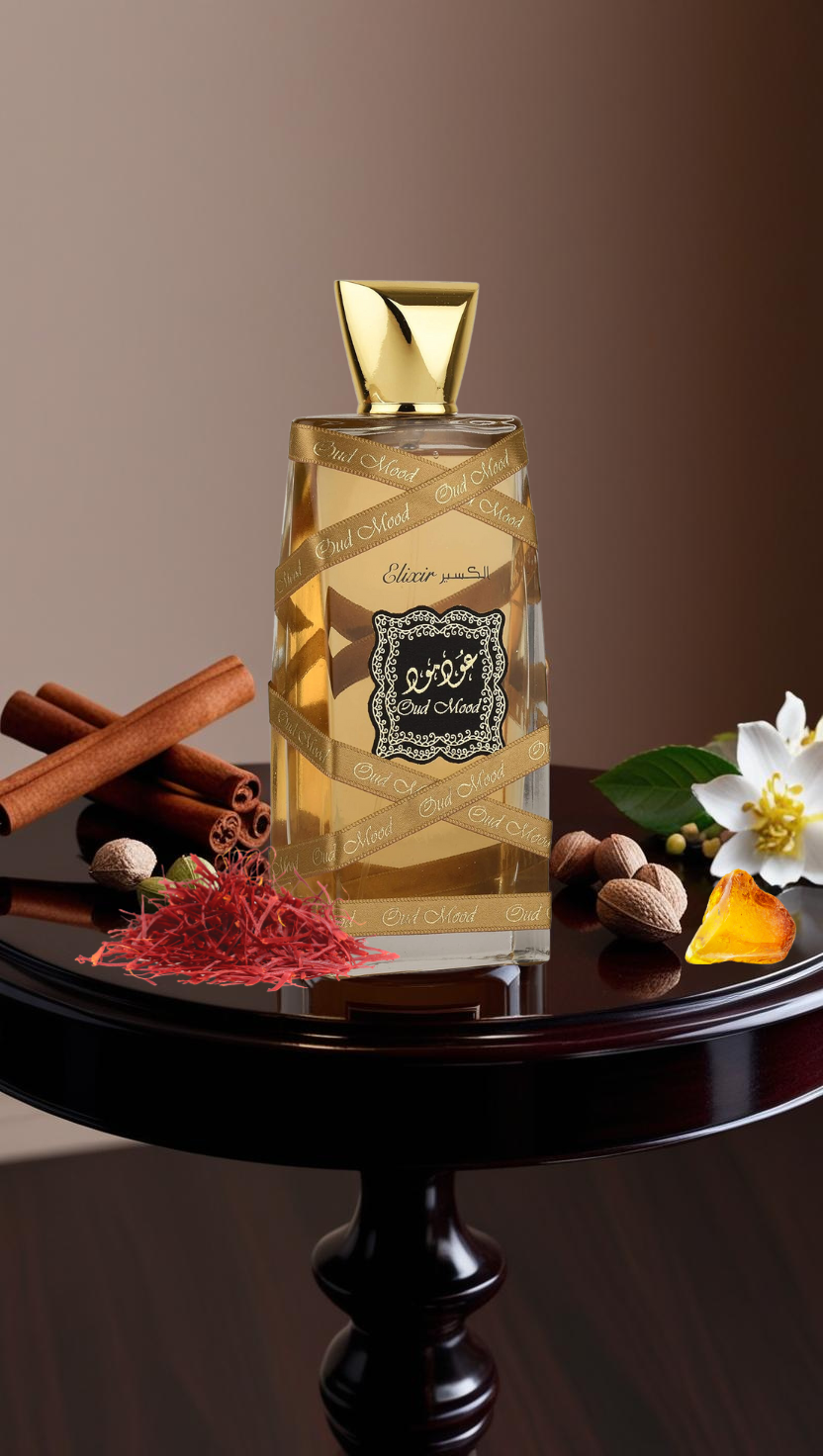 Oud Mood Elixir by Lattafa 3.4fl Oz, 100ml